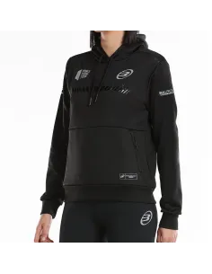 Sudadera Bullpadel Leste Negro Mujer | Ofertas de pádel